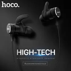 HOCO Магнитные Bluetooth Наушники для Телефона для Компьютера Беспроводные Наушники с Микрофоном для iPhone Xiaomi Samsung Стерео Наушники с Креплением в