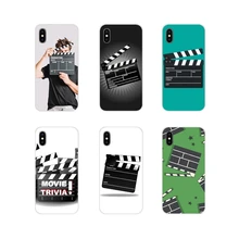 Funda blanda para Xiaomi Redmi Note 6A MI8 Pro S2 A2 Lite Se MIx 1 Max 2 3 para oneplus 3 6 T película Clapperboard patrón encantador