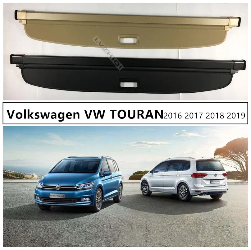 Rear Trunk Cargo Cover Security Shield For Volkswagen VW TOURAN 2016