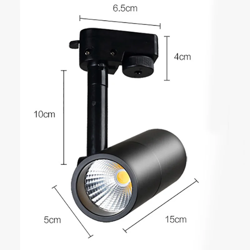 LED Fashion Spotlights 5W 7W 10W COB Track Lights 360 Degrees Free To