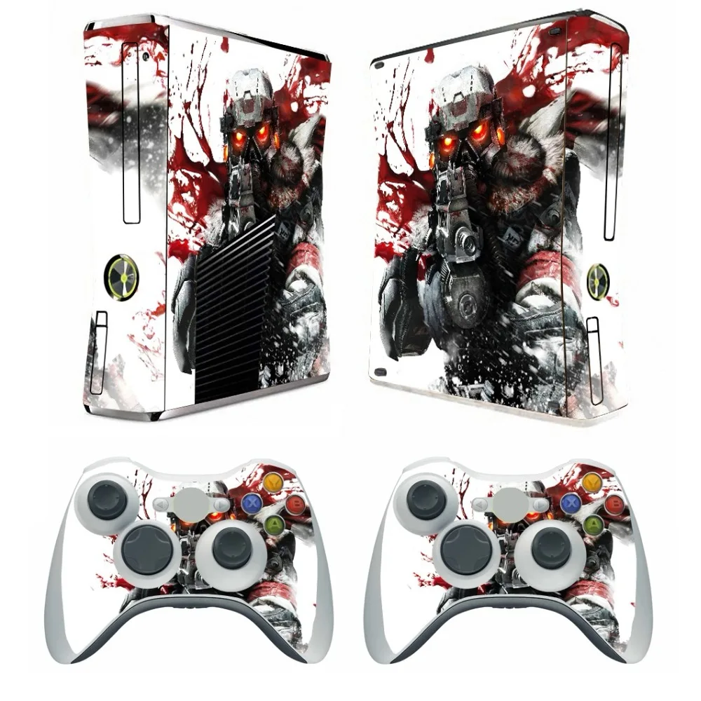 254 виниловая Защитная пленка для Microsoft Xbox 360 Slim и 2 контроллера наклейка XBOX SLIM|protector