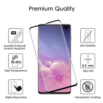 

100pcs Full Coverage Curved Tempered Glass Screen Protector For Xiaomi Mi Note 10 Pro Huawei P40 Pro Mate Honor 30 Nova 7 Guard