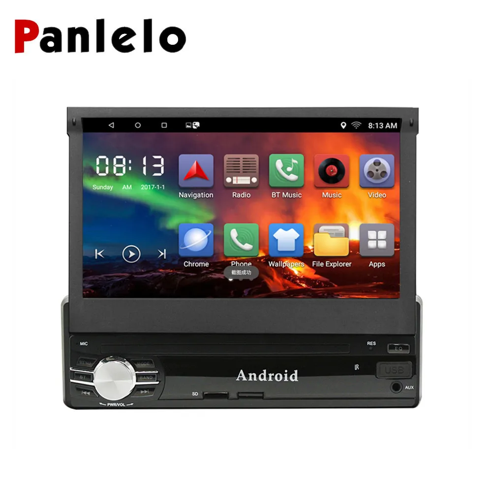 

Android Single 1DIN Car Radio Stereo Quad Core 6.0 Touch Screen Car GPS Navigation Radio Player Bluetooth/WIFI/Mirror Link/AM/FM