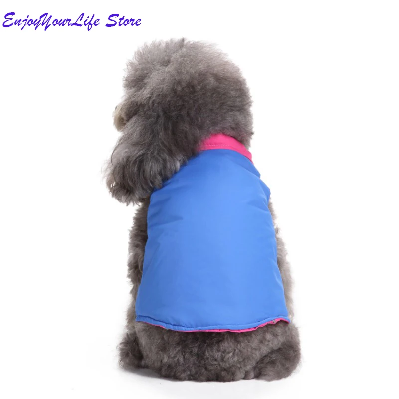 Теплая одежда для собак Повседневная курта для собак Одежда для щенков мягкий жилет ветрозащитная одежда зимняя одежда для домашних животных одежда
