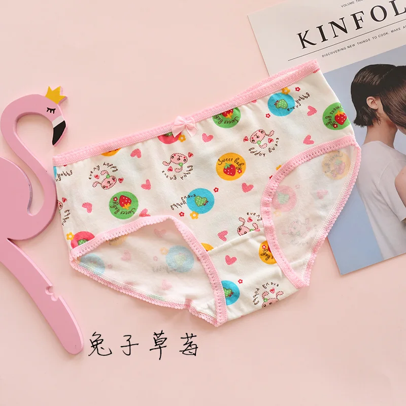 Женское нижнее белье с рисунком клубники ondergoed dames хлопковые трусики bragas sin costuras
