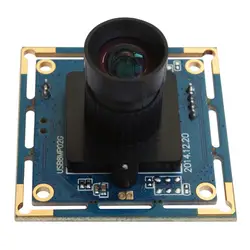 Elp 8MP Высокое разрешение камеры совета Sony imx179 CCTV цифровой 6 мм объектив веб-модуль камеры USB 2.0 для ПК, ноутбук, планшет