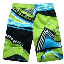 Мужские пляжные шорты для серфинга, плавки для фитнеса, бодибилдинга, купальные шорты, дышащие шорты с завязками
