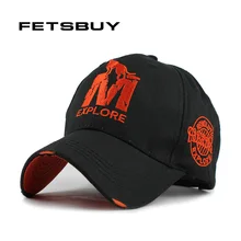 FETSBUY M бейсбольная кепка, мужская хлопковая кепка для мужчин и женщин, Регулируемая Кепка для отдыха, мужская плоская кепка, новинка