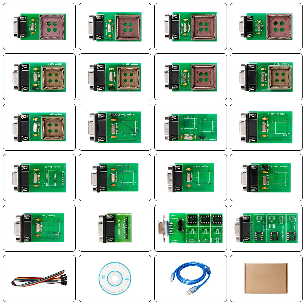Высокое качество UPA USB V1.3 Основной блок ЭБУ чип Тюнинг с 1 3 адаптер ЭСППЗУ