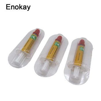 

Enokay 5PCS LOT Computer CPU VGA Card White Heaksink Compounds Thermal Paste