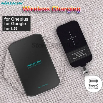 

Nillkin Qi Wireless Charging Type-C Receiver+Wireless Charger for Oneplus 5 5T 6 6T 7 Pro for LG G6 G5 V20 for Google Pixel 2 XL