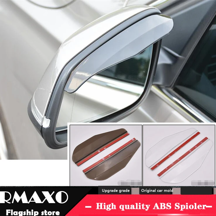 

Universal Flexible PVC Car Accessories Rearview Mirror Rain Shade Rainproof Blades Car Back Mirror Eyebrow Rain Cover 2Pcs
