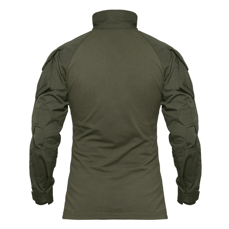 TACVASEN армейская тактическая футболка для мужчин Военная рубашка с длинным рукавом рубашки для рыбалки уличная походная одежда камуфляжная охотничья рубашка
