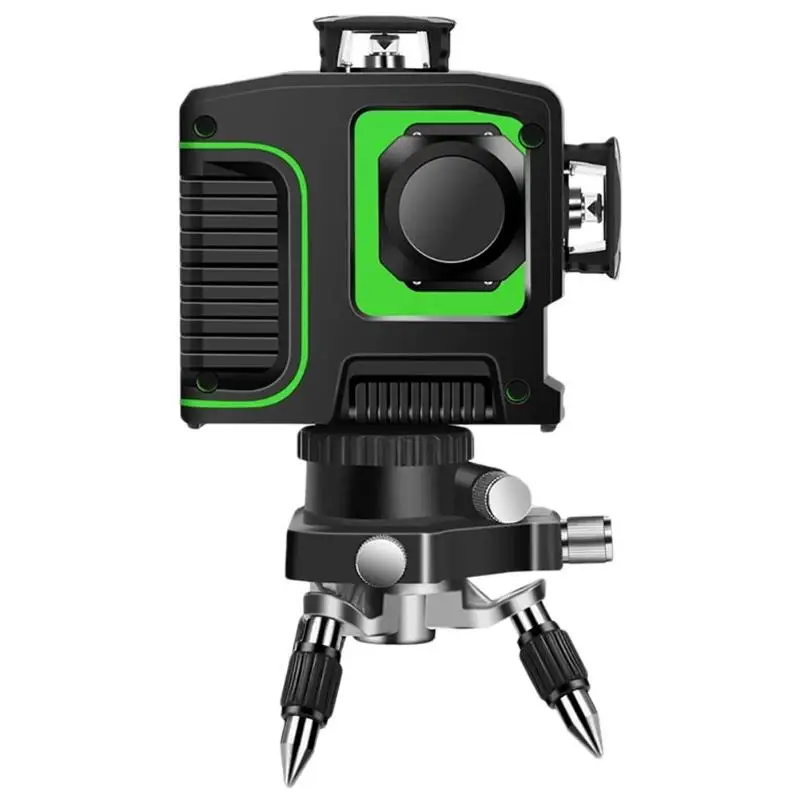 

12 Lines 532nm Green Light Laser Level with Bracket Rays 3D IP54 Laser Level Self-Leveling 360 Degree Level Instrument