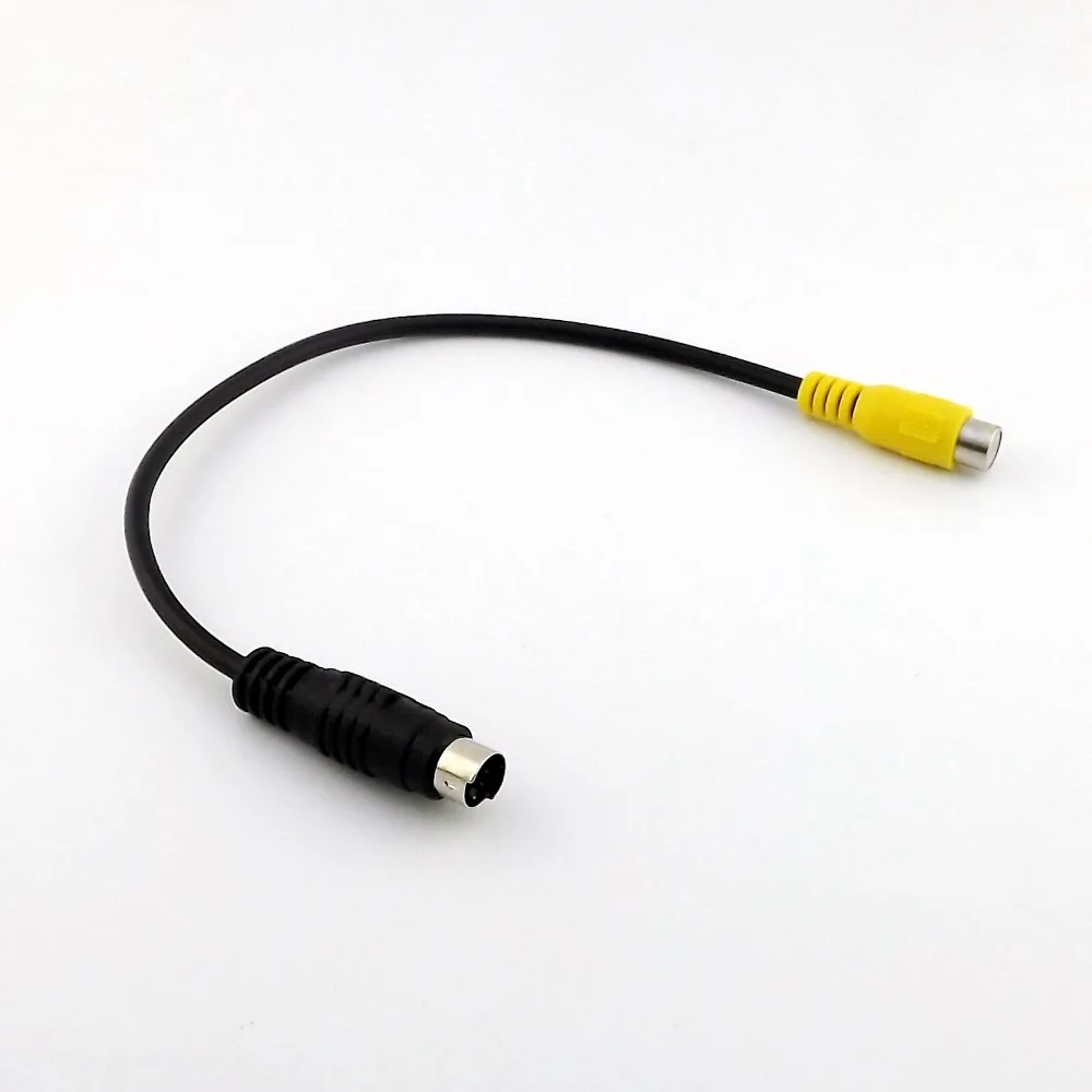 1x Mini DIN 4 Pin S видео папа AV TV RCA мама аудио и адаптер соединительный кабель 28