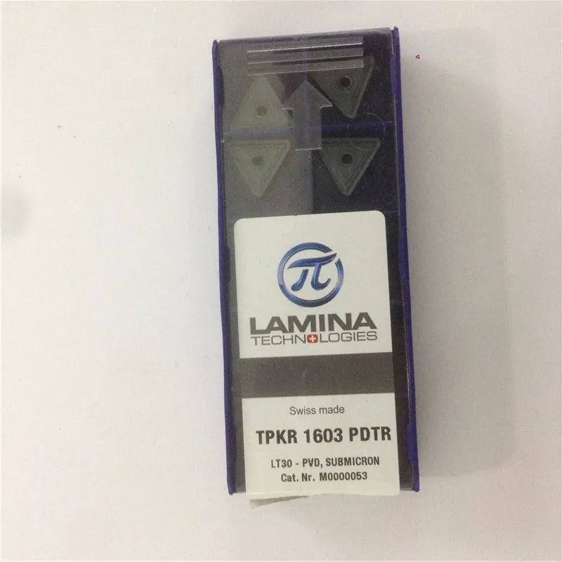 TPKR1603PDTR LT30 карбидная вставка для лезвия CNC 10 шт./лот оригинальные вольфрамовые