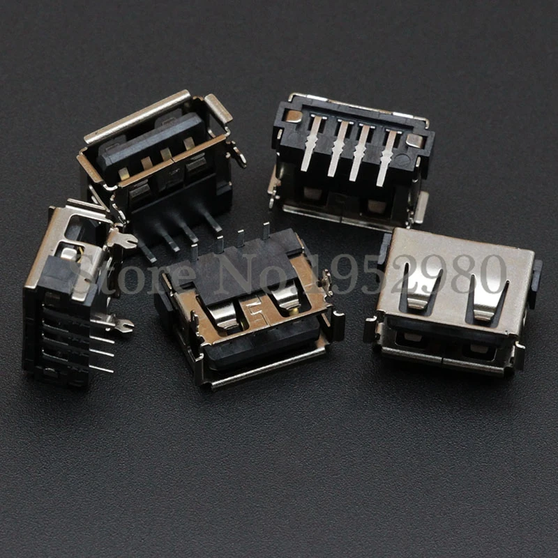 10 шт. разъёмы USB 2 0 фута мм|4 pin female connector|4 femalepin connector |