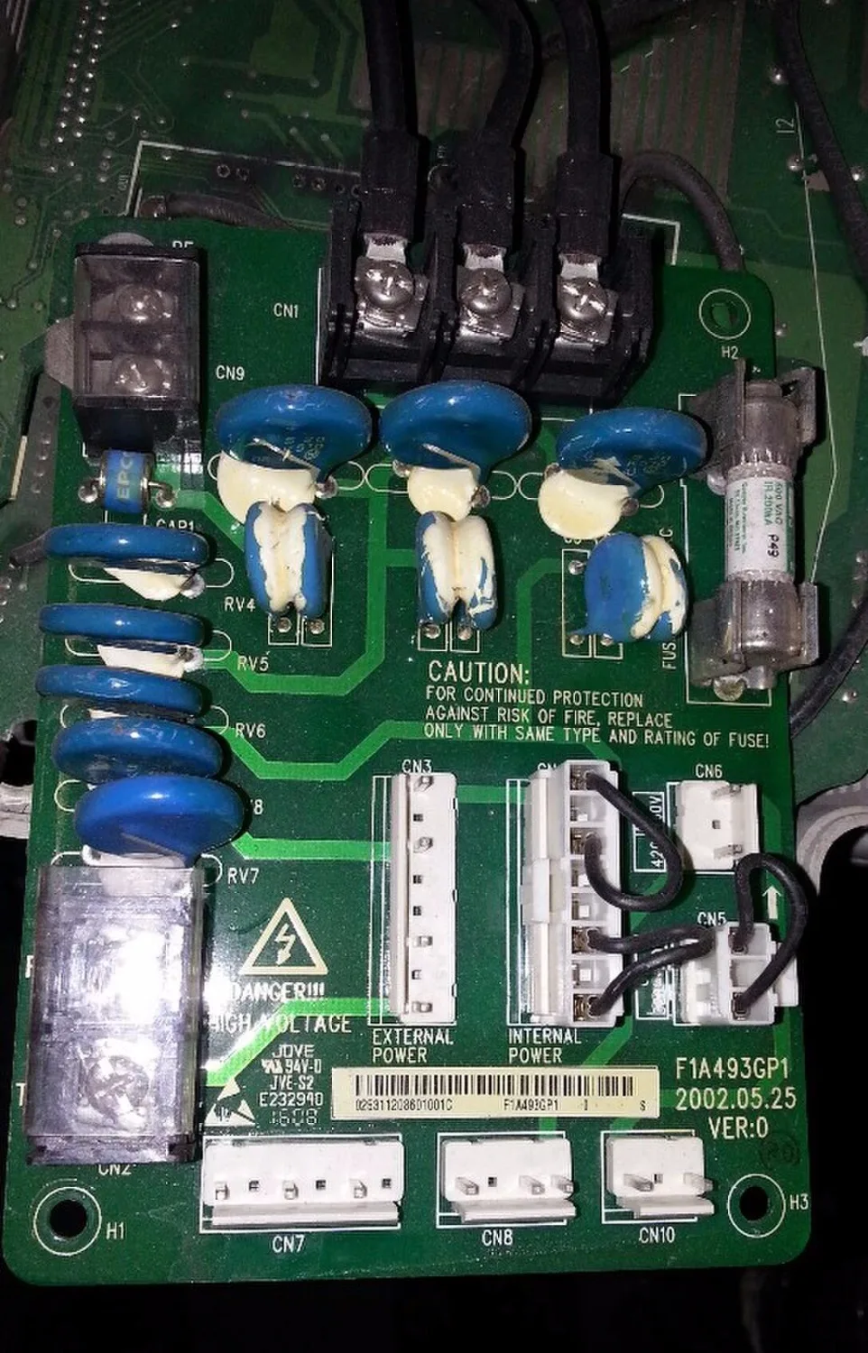 

Inverter surge absorption power conversion plate filter plate  F1A493GP1