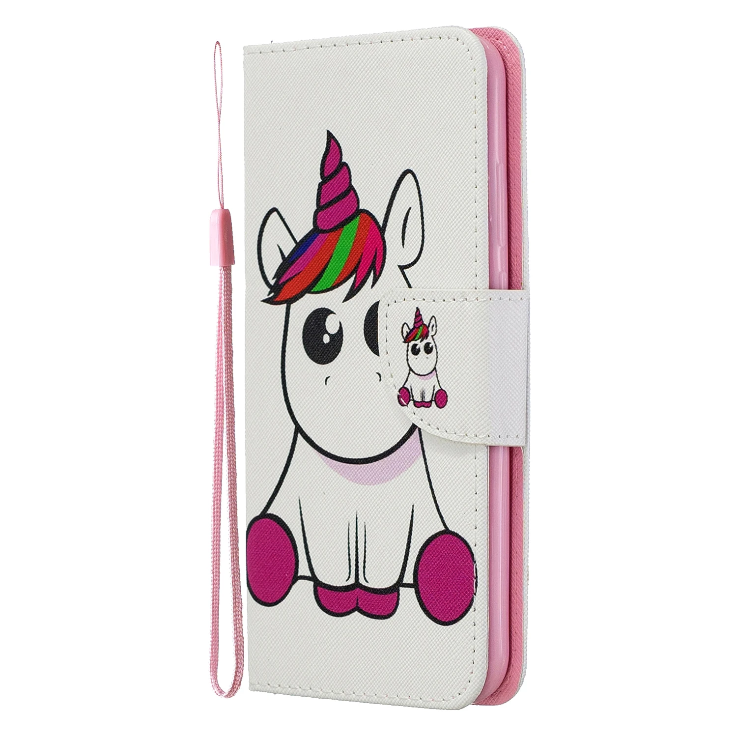 y6 Leather Case on sFor Huawei Y6 Cover for Huawei Y 6 Y6 Prime MRD-LX1 Case Unicorn Flip Wallet Phone Cases Capa