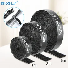 RAXFLY Cable Organizer Wire USB Cable Winder For iPhone Earphone Cable Protector 1M 3M 5M HDMI Mouse Line Management Clip Holder