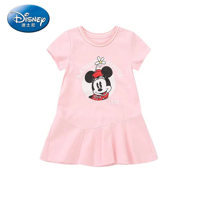 Disney baby girl clothes 2019 summer girls Minnie princess dress