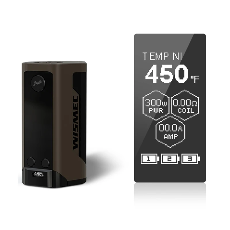 Оригинальный WISMEC рел RX GEN3 TC коробка мод 300 Вт электронная сигарета Vape Fit RDA RTA