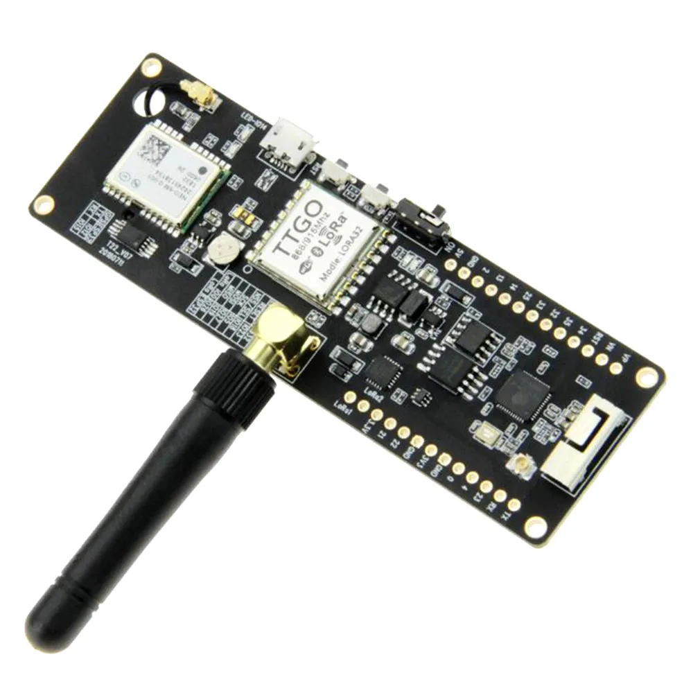 ESP32GPSNEO6MSMALORA3218650BatteryholderwithSoftRFESP32433