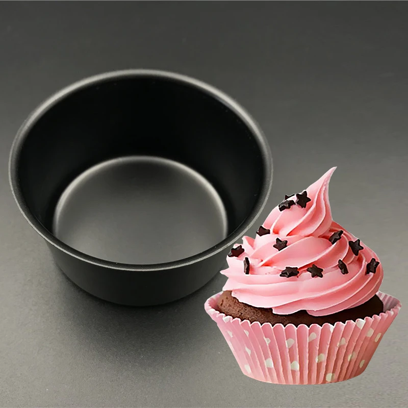 

Round Muffin Cupcake Liner Cake Mold Mini Muffin Mould Bakeware DIY Bread Pan Baking Tools
