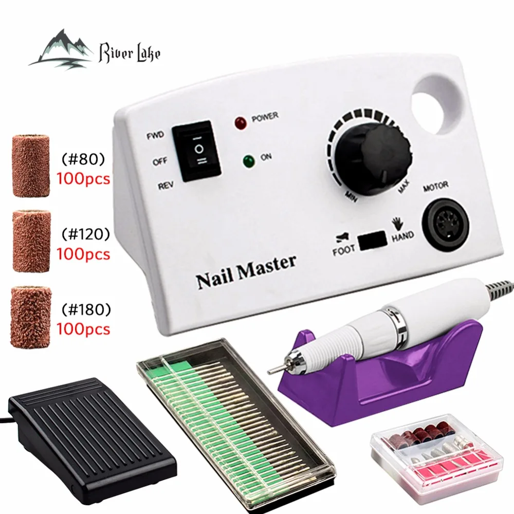 

New Professional 30000rpm Electric Nail Drill Machine Manicure File Bit Kit Tools Grinding Manicure False Electric Mill Machine