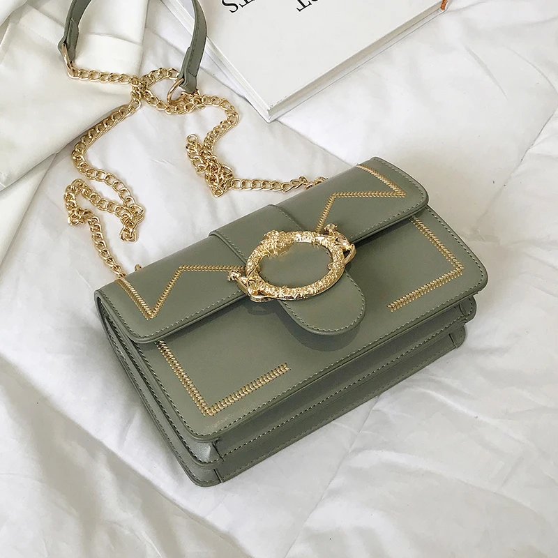 

Summer fresh small bag female 2019 new wave Korean version of the wild single shoulder slung fashion chain small square bag