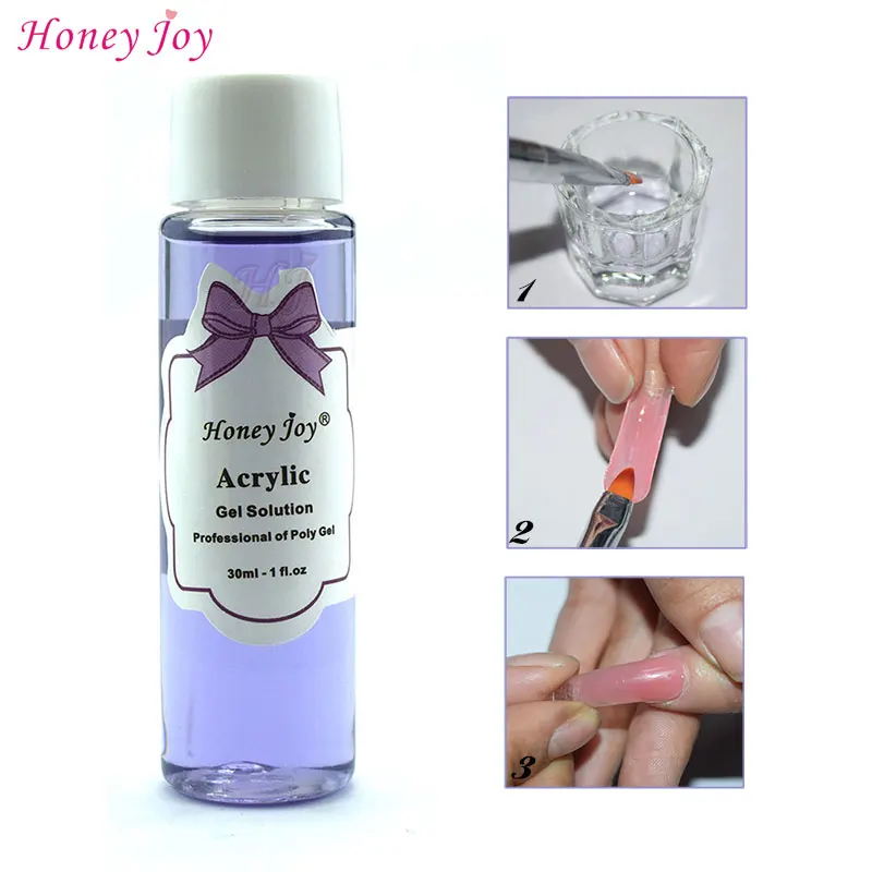 

30ml High Quality Poly Gel Nail Liquid Varnish Silp Solution Odorless Alcohol Substitutes PolyGel Kit Nail polish