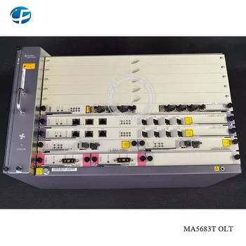 

original MA5683T GPON OLT with 2pcs SCUN +1pcs 10G X2CS uplink board +2* PRTE power+1*16 ports GPFD C+ board