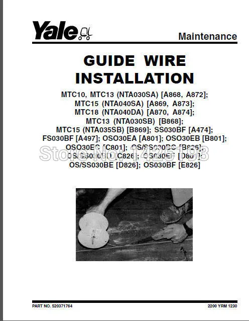 New Yale All Wiring Diagrams And Service Manuals Pdf 2017 Full Set