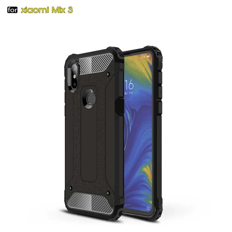 Phone Cases For Xiaomi Mi Mix 3 Case On Mi Mix 3 6.39" Full Wrapped Heavy Hybrid PC+TPU Cover For Xiaomi Mi Mix 3/Mi Mix 3 Cover