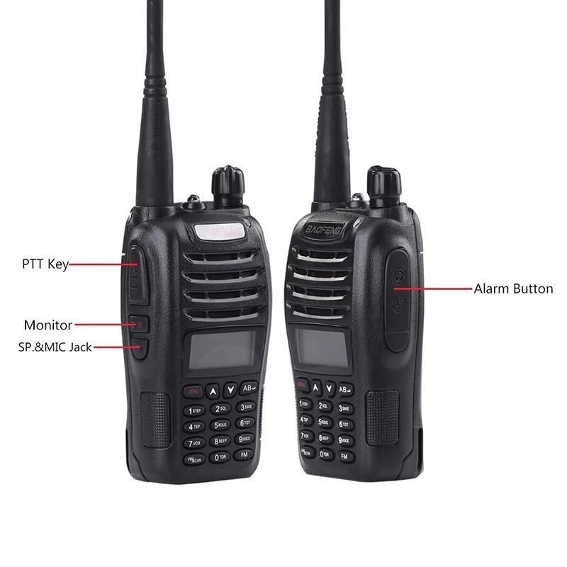 BaoFeng UV B6 Woki токи фм радио станция 5 Вт Long Range двухстороннее Dual Band UHF/VHF переговорные