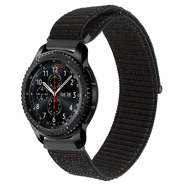 Миланская петля нейлоновый ремешок для часов 20 мм для Ticwatch 2/E Garmin Vivoactive3 samsung gear Sport Watch Band быстросъемный ремень