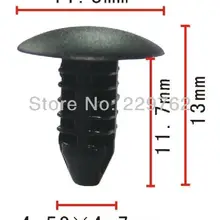 200 шт фиксатор оконного наличника для Toyota 90467-05045-22 для Solara 1998-на автомобильные крепления из пластика автомобильные клипсы