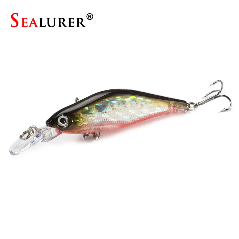 Sealurer Wobbler naufrage méné leurre de pêche 8 CM/6g langue courte en plastique dur appât manivelle poisson attirail Pesca Jerkbait