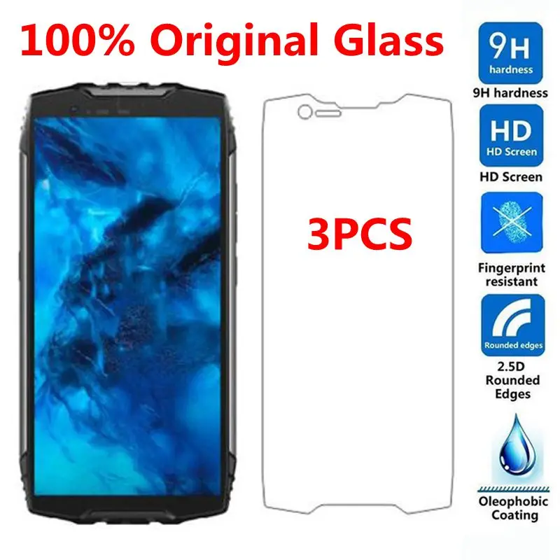 

3PCS 100% Original Full Glue Tempered Glass For Blackview BV6800 Pro Screen Protector protective film For Blackview BV6800 Pro