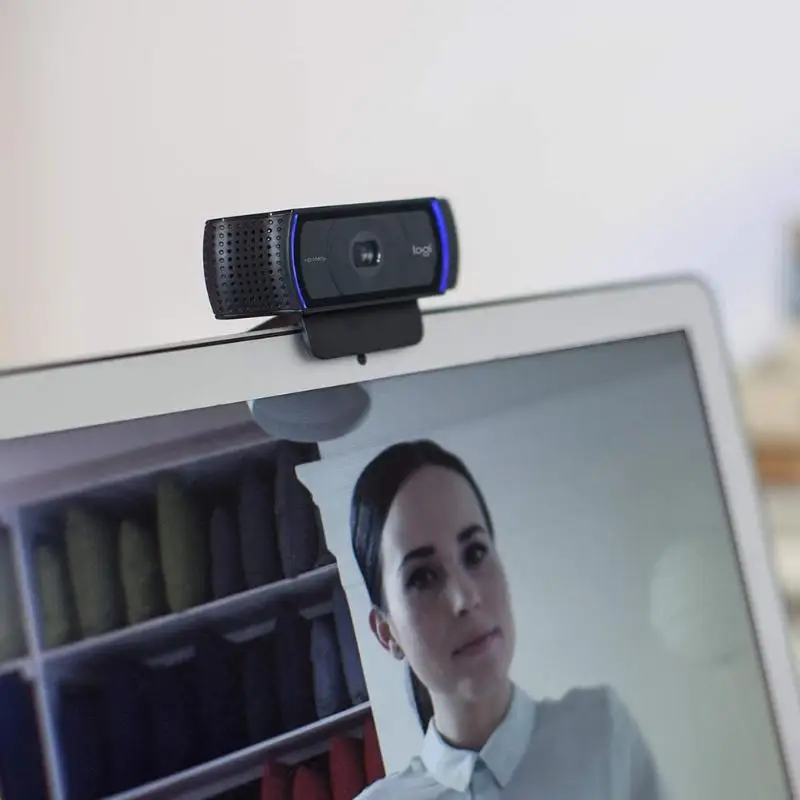 Logitech C920 Full HD 1080P видео Запись Автофокус веб-камеры Камера w/микрофон для Windows Mac OS Chrome OS