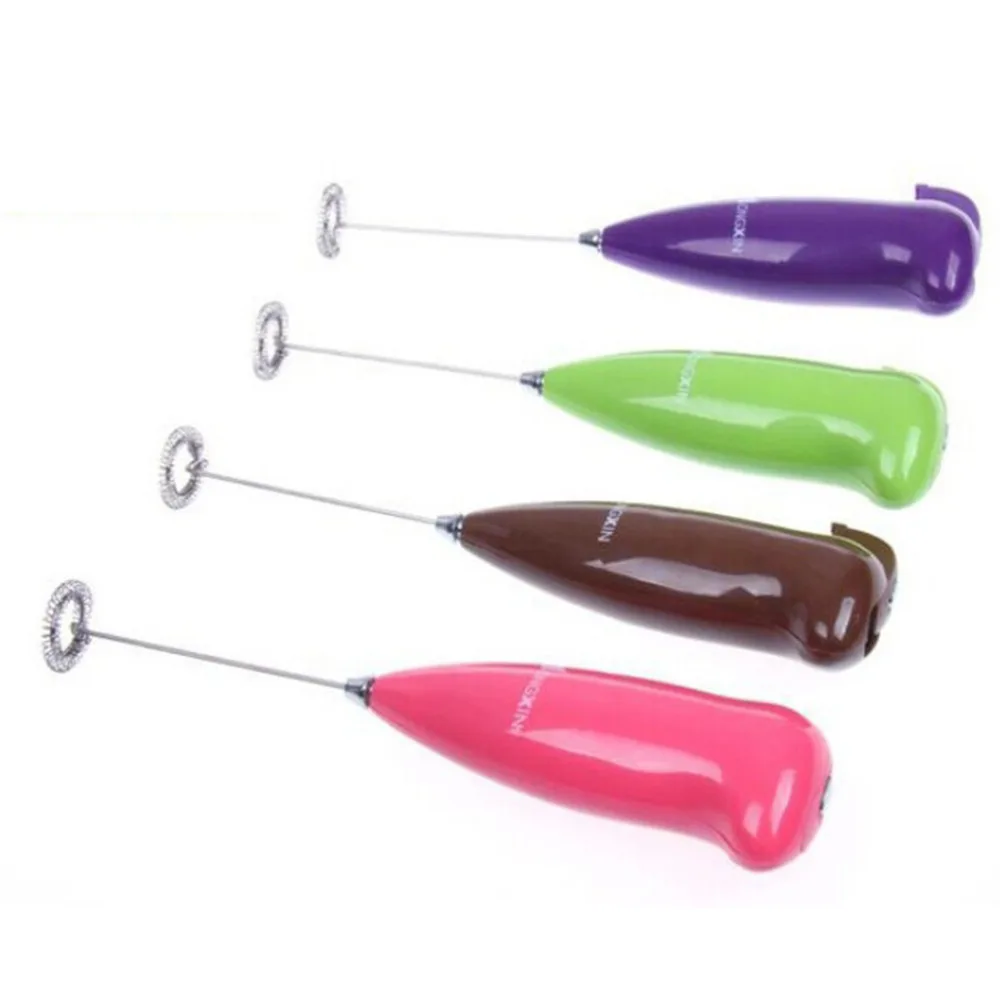 

2018Coffee Milk Frother Wand Handheld Electric Foam Maker for Coffee Milk Durable Drink Mixer With Stainless Steel Whisk
