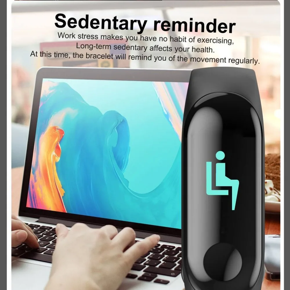  M3 Smart Band Fitness Tracker Smart Bracelet Heart Rate Monitor Watches Waterproof Sport Wristband  - 33056470831