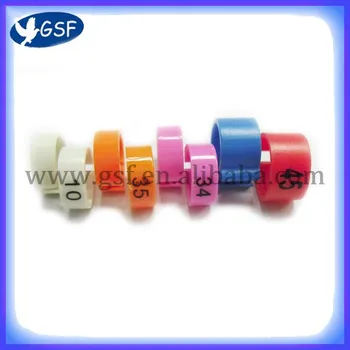 

free shipping Plastic clip Pigeon Ring 100pc