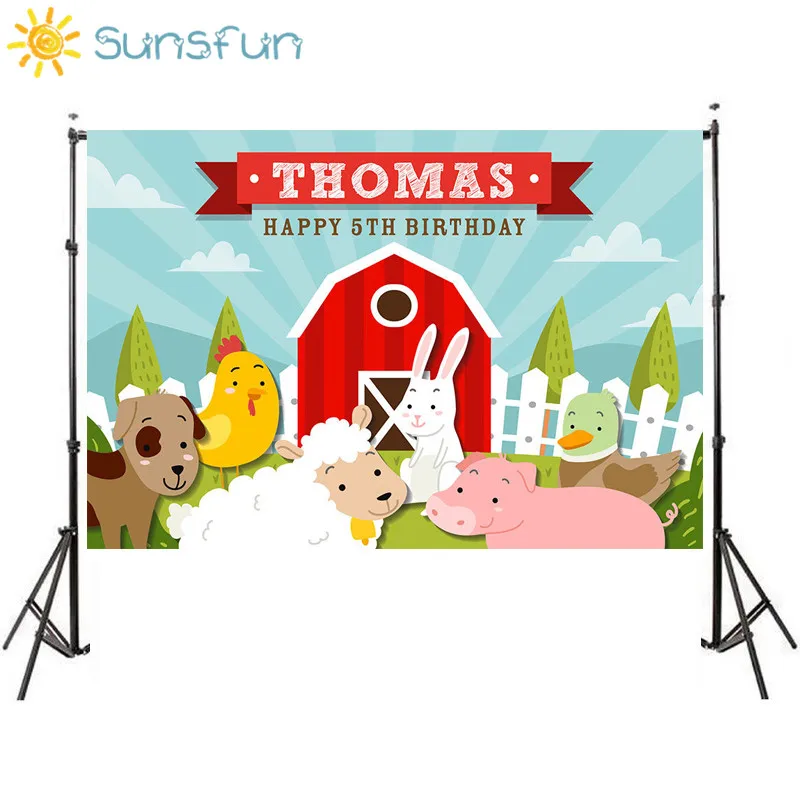 Sunsfun в фермерском стиле Фон фотографии Животные забор для кролика сад студийной