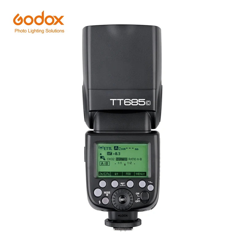 

Godox TT685C 2.4G HSS 1/8000s High-Speed Wireless TTL Flash Speedlite for Canon Flash 1100D 1000D 7D 6D 60D 50D 600D 500D