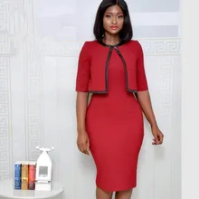 Офисное женское платье, костюм, набор,, новинка, весна-лето, винтажное, OL, бизнес, для работы, карьера, женское облегающее платье-карандаш размера плюс