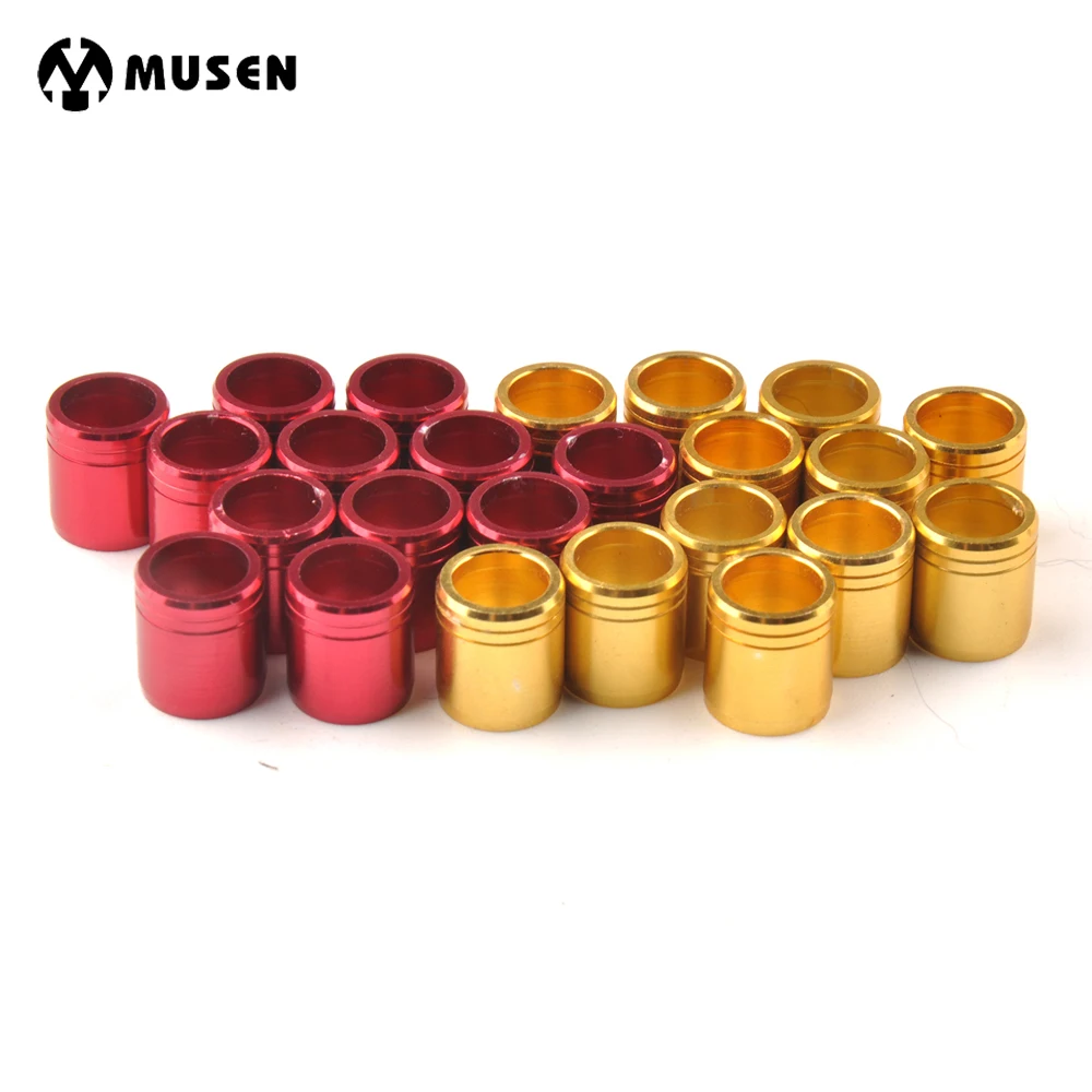 12 шт. золотое/красное взрывозащищенное кольцо для стрелы внешнего диаметра 7 6 мм