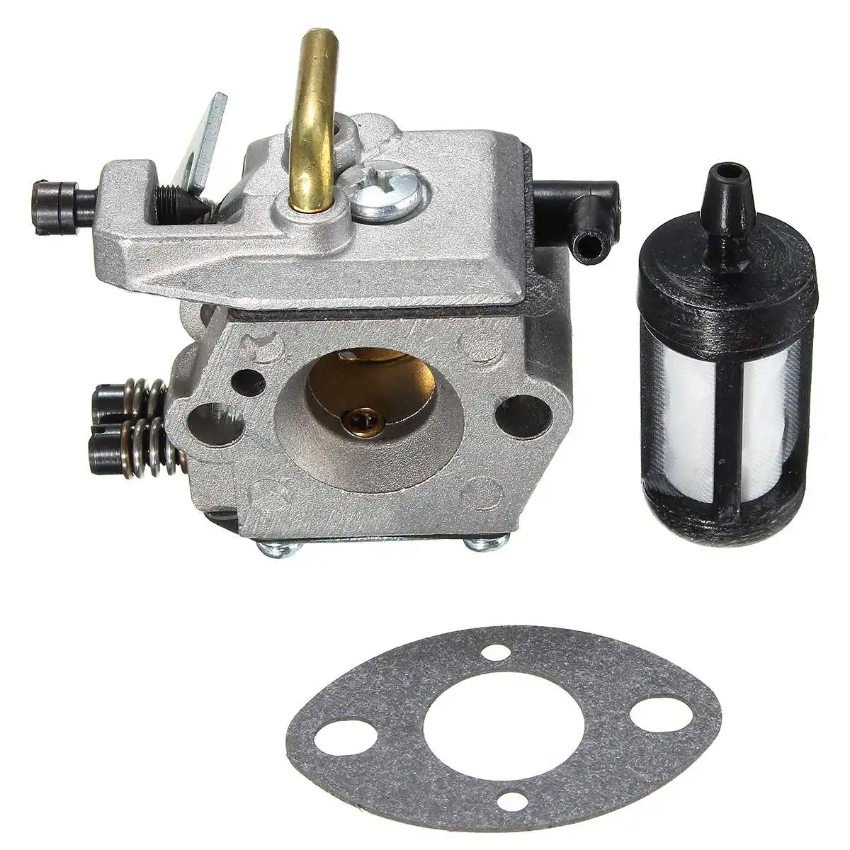 

Carburetor Carb With Filter For Stihl MS260 MS240 024AV 024S Walbro WT194 Silver 11211200611