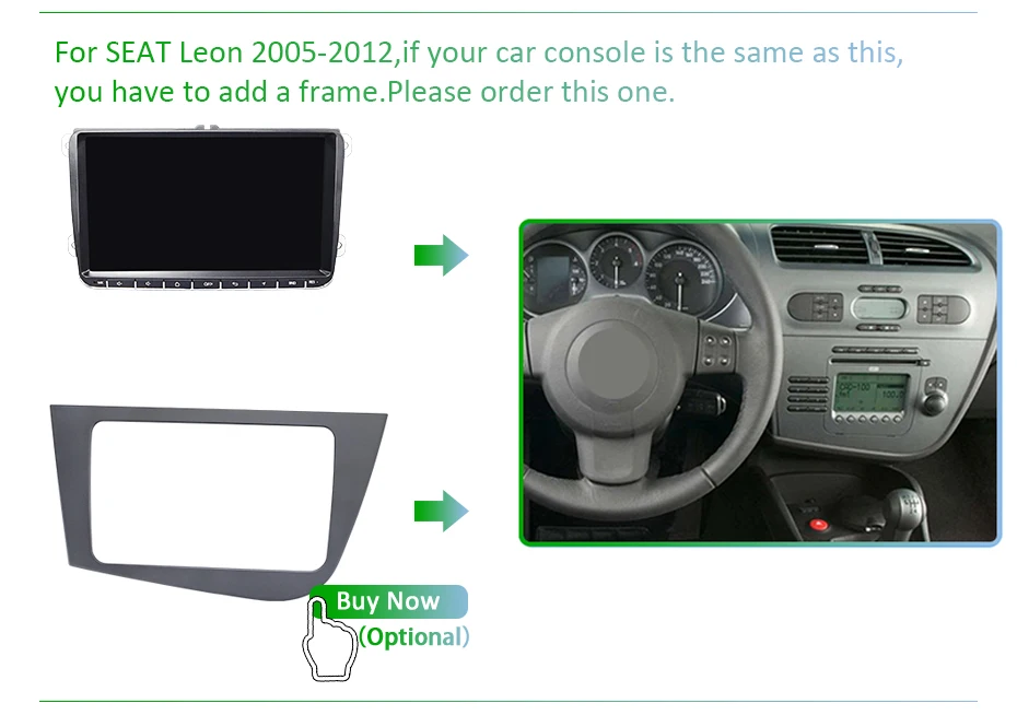 Cheap DSP Android 9.0 4G 64G Car GPS for Seat Altea Toledo VW Passat B6 CC GOLF 5 6 Polo Tiguan Touran radio Navigation NO DVD player 8