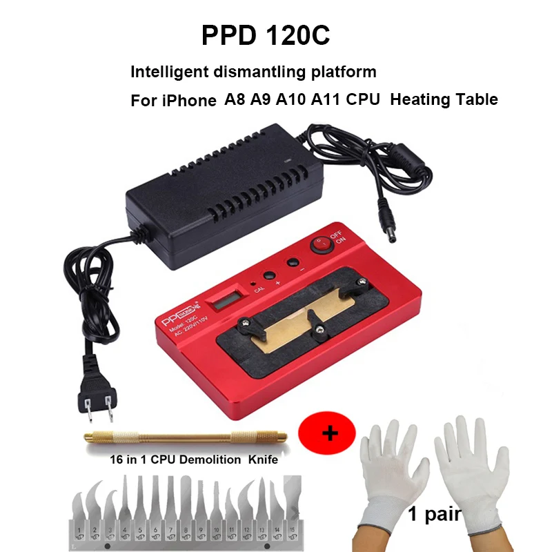 Паяльная станция PPD 120C для iPhone A8 A9 A10 A11|Наборы электроинструментов| |